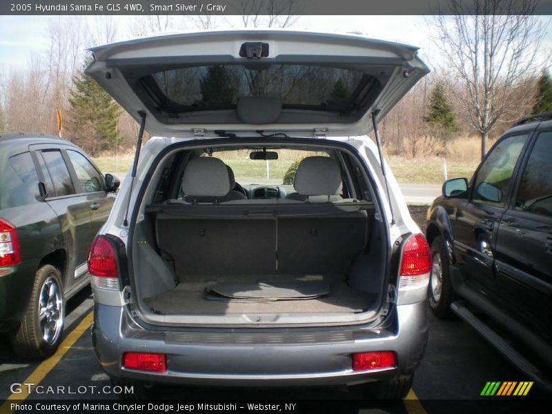 Smart Silver / Gray 2005 Hyundai Santa Fe GLS 4WD