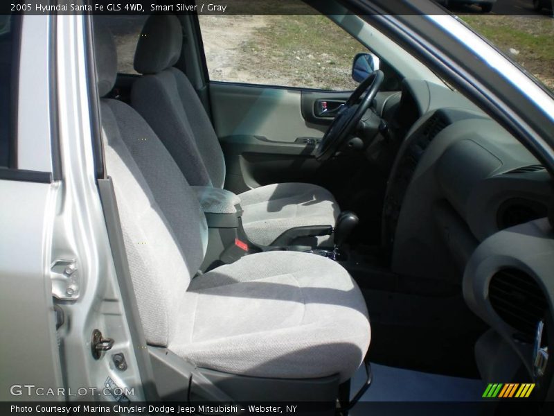 Smart Silver / Gray 2005 Hyundai Santa Fe GLS 4WD