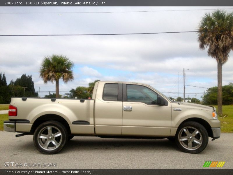  2007 F150 XLT SuperCab Pueblo Gold Metallic