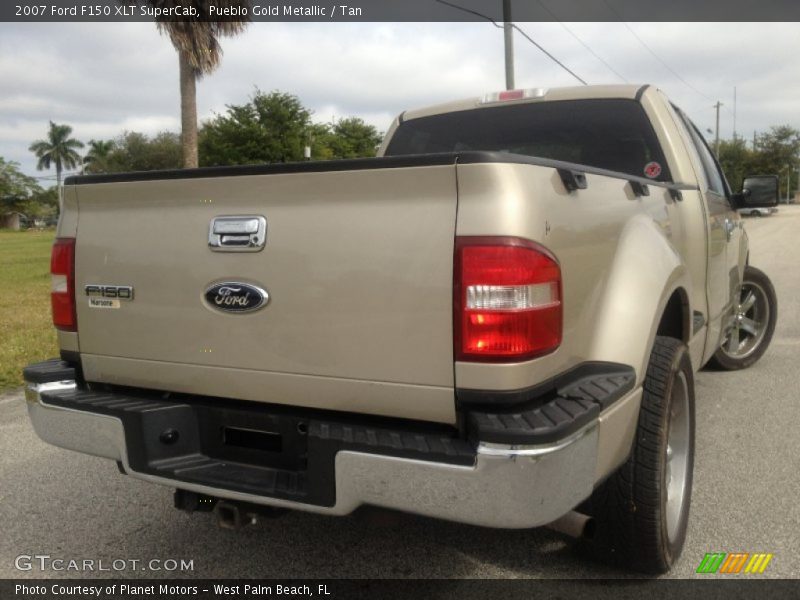 Pueblo Gold Metallic / Tan 2007 Ford F150 XLT SuperCab