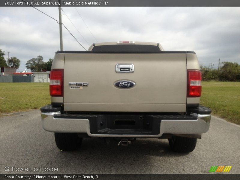Pueblo Gold Metallic / Tan 2007 Ford F150 XLT SuperCab