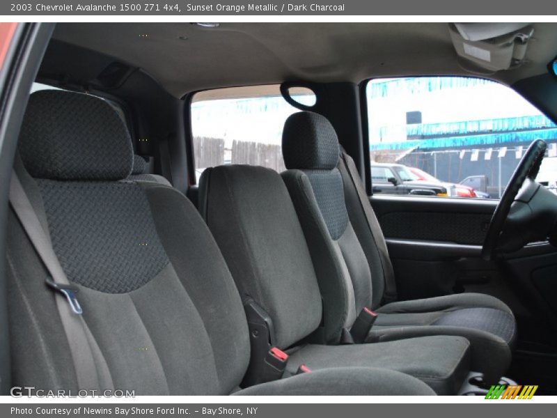 Sunset Orange Metallic / Dark Charcoal 2003 Chevrolet Avalanche 1500 Z71 4x4