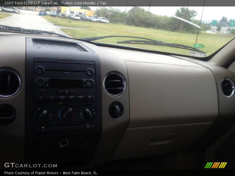 Pueblo Gold Metallic / Tan 2007 Ford F150 XLT SuperCab