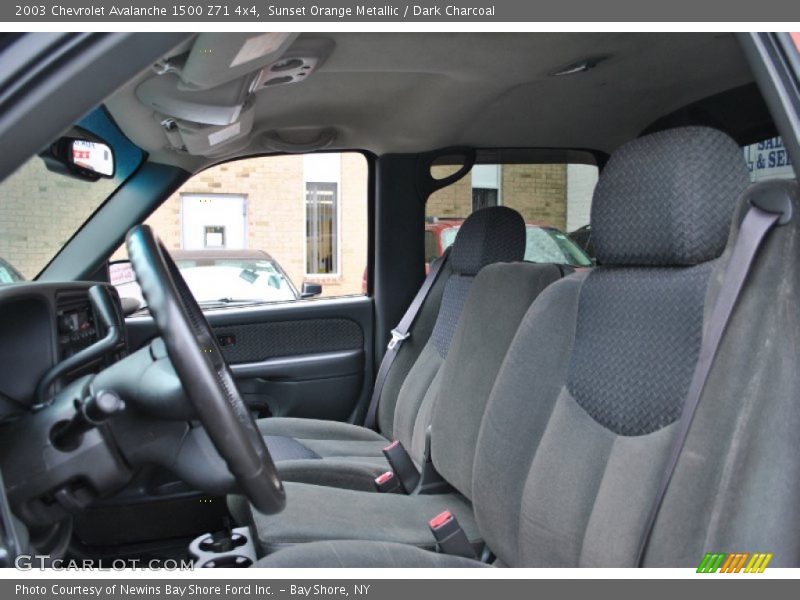 Sunset Orange Metallic / Dark Charcoal 2003 Chevrolet Avalanche 1500 Z71 4x4