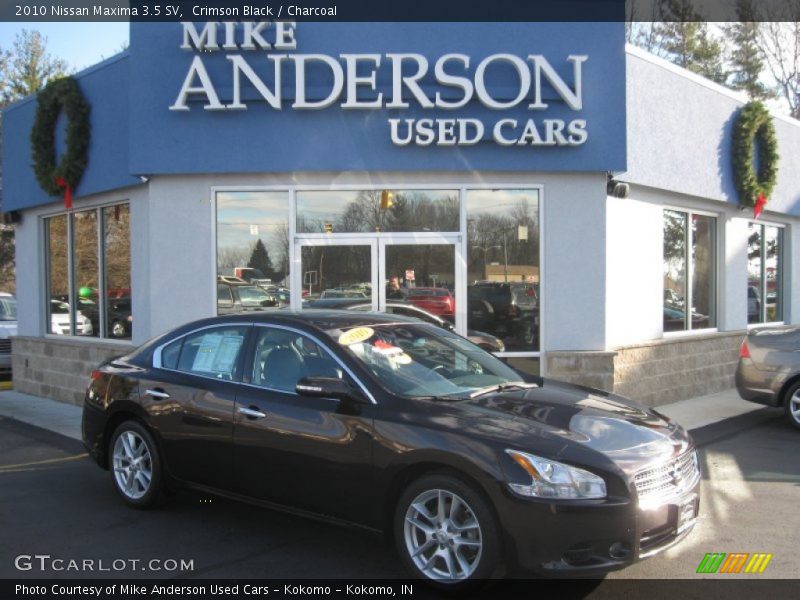 Crimson Black / Charcoal 2010 Nissan Maxima 3.5 SV