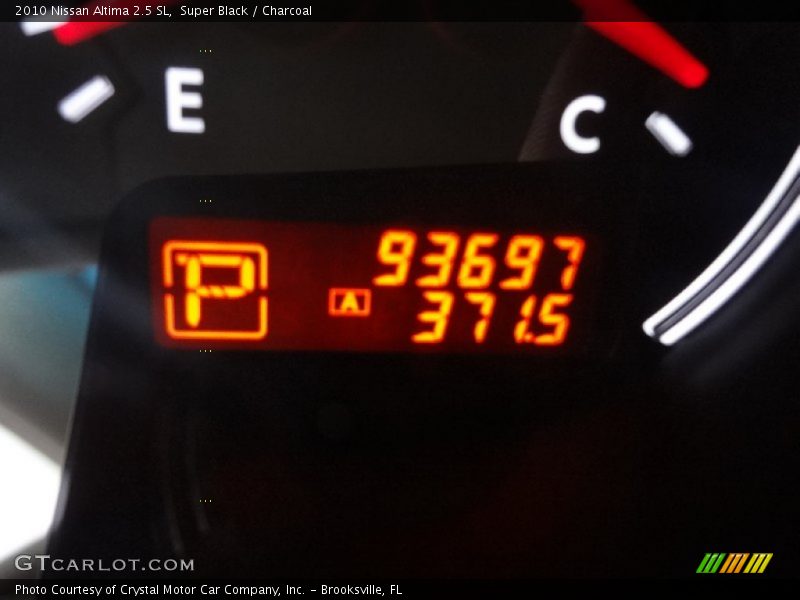 Super Black / Charcoal 2010 Nissan Altima 2.5 SL