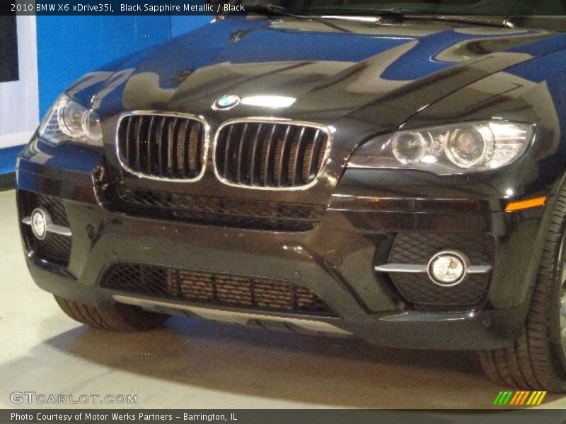 Black Sapphire Metallic / Black 2010 BMW X6 xDrive35i
