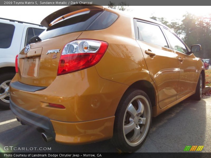 Sundance Metallic / Dark Charcoal 2009 Toyota Matrix S