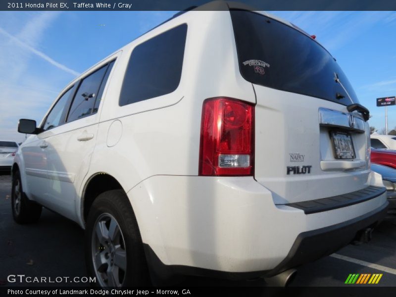 Taffeta White / Gray 2011 Honda Pilot EX