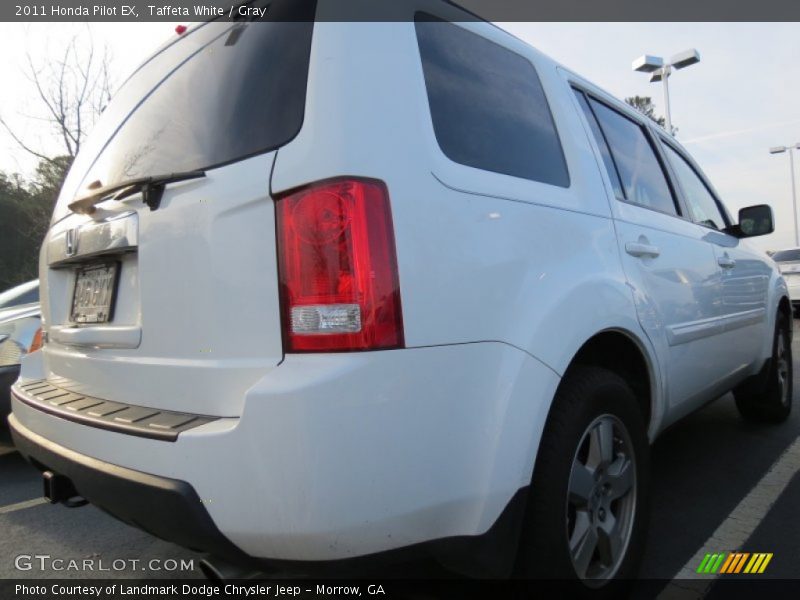 Taffeta White / Gray 2011 Honda Pilot EX