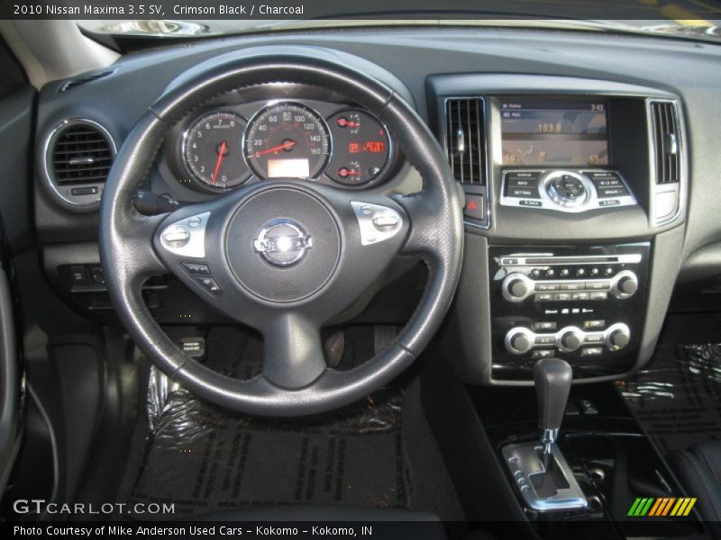 Crimson Black / Charcoal 2010 Nissan Maxima 3.5 SV
