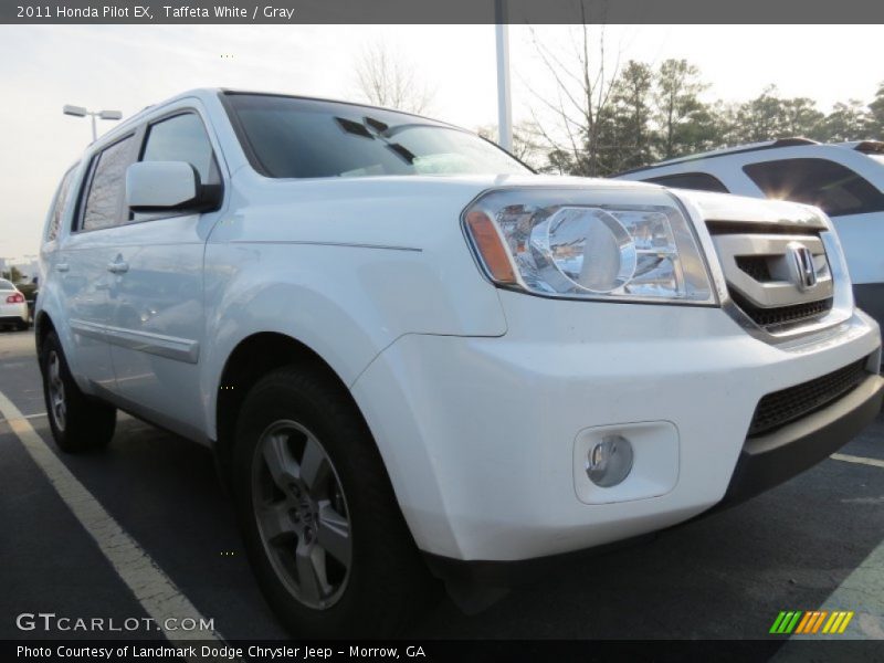 Taffeta White / Gray 2011 Honda Pilot EX