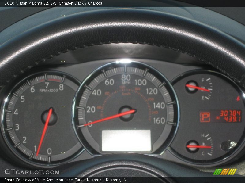 Crimson Black / Charcoal 2010 Nissan Maxima 3.5 SV