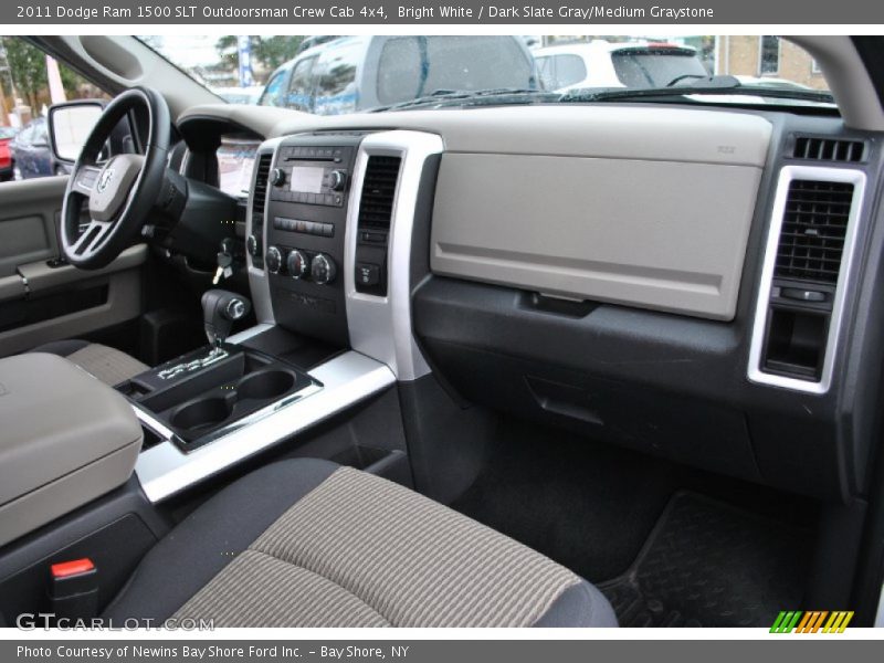 Dashboard of 2011 Ram 1500 SLT Outdoorsman Crew Cab 4x4