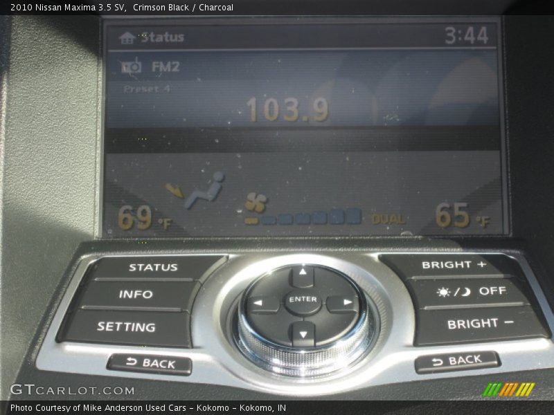 Crimson Black / Charcoal 2010 Nissan Maxima 3.5 SV