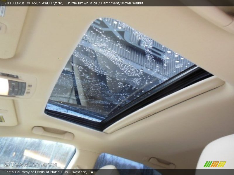 Truffle Brown Mica / Parchment/Brown Walnut 2010 Lexus RX 450h AWD Hybrid
