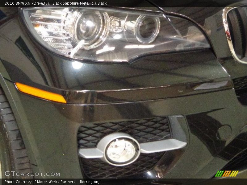 Black Sapphire Metallic / Black 2010 BMW X6 xDrive35i