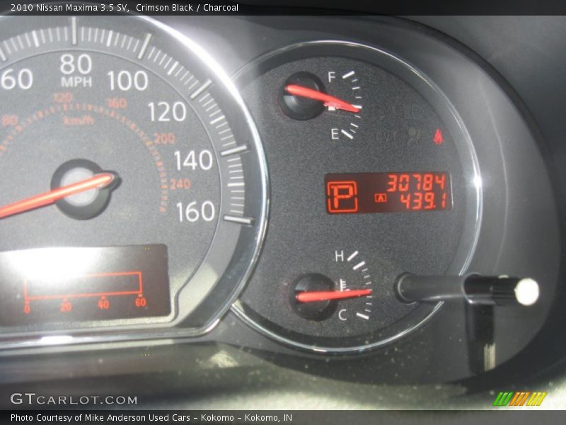 Crimson Black / Charcoal 2010 Nissan Maxima 3.5 SV