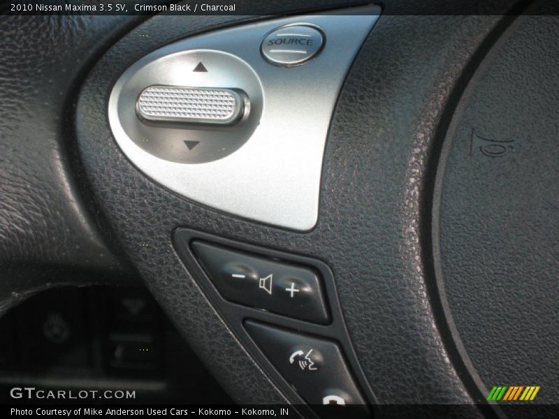 Crimson Black / Charcoal 2010 Nissan Maxima 3.5 SV