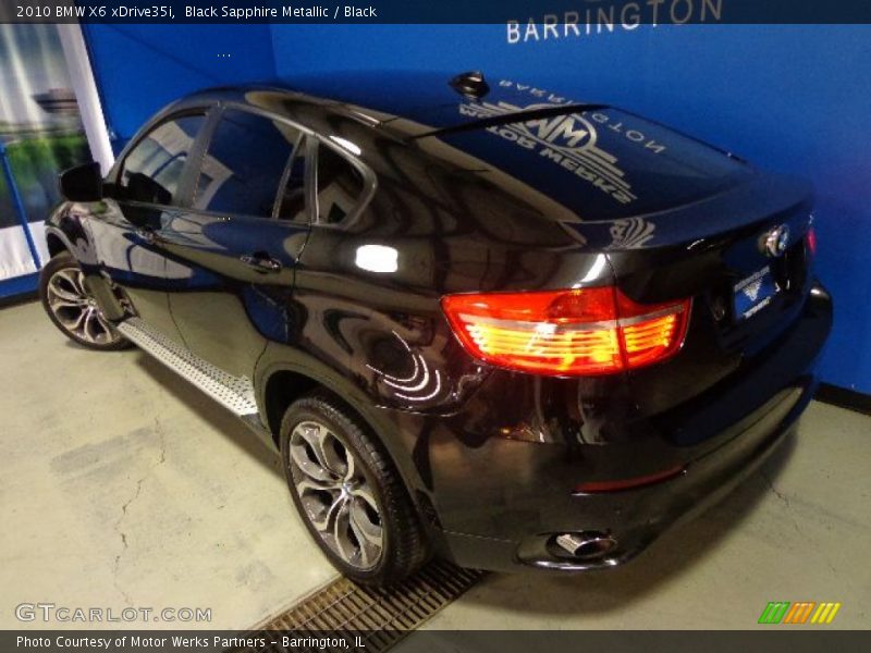 Black Sapphire Metallic / Black 2010 BMW X6 xDrive35i