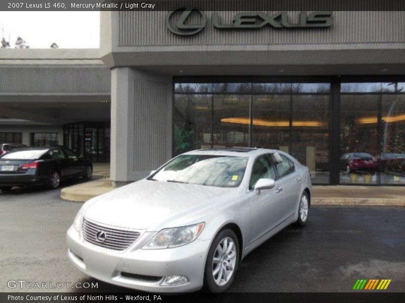 Mercury Metallic / Light Gray 2007 Lexus LS 460