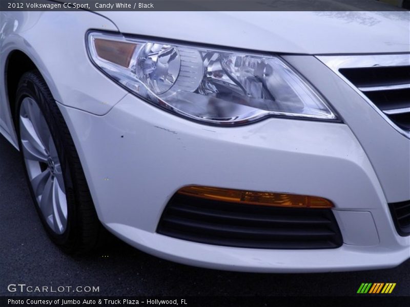 Candy White / Black 2012 Volkswagen CC Sport