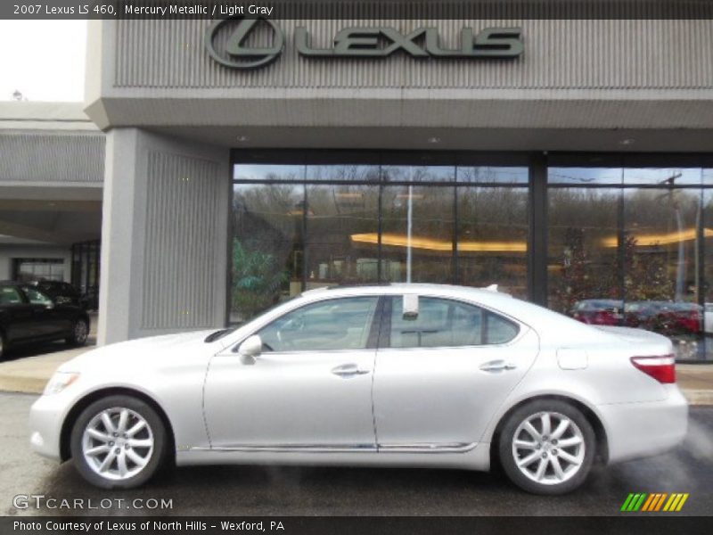 Mercury Metallic / Light Gray 2007 Lexus LS 460