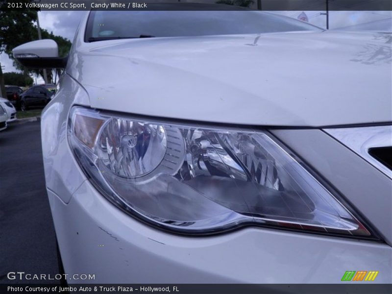Candy White / Black 2012 Volkswagen CC Sport