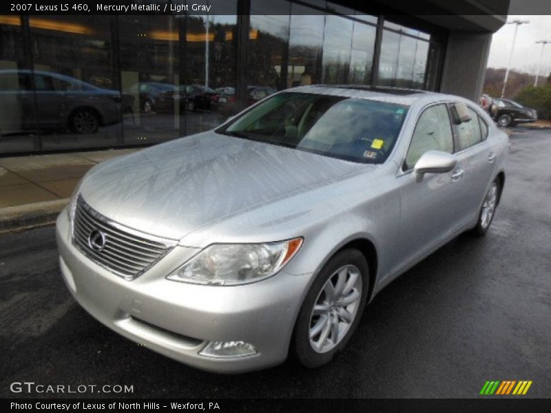 Mercury Metallic / Light Gray 2007 Lexus LS 460