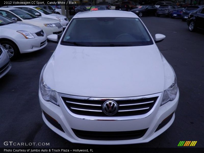 Candy White / Black 2012 Volkswagen CC Sport