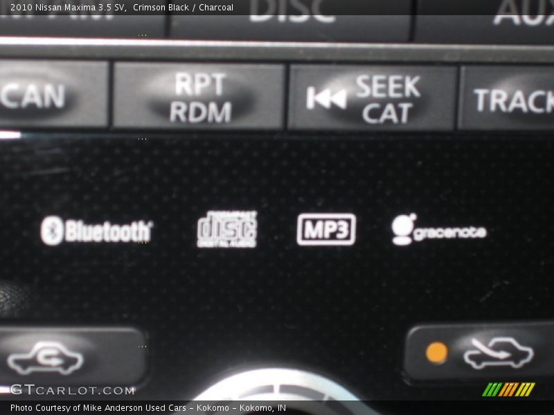 Crimson Black / Charcoal 2010 Nissan Maxima 3.5 SV