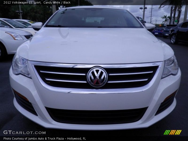 Candy White / Black 2012 Volkswagen CC Sport
