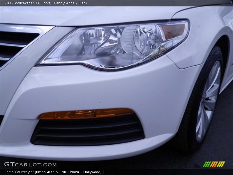 Candy White / Black 2012 Volkswagen CC Sport