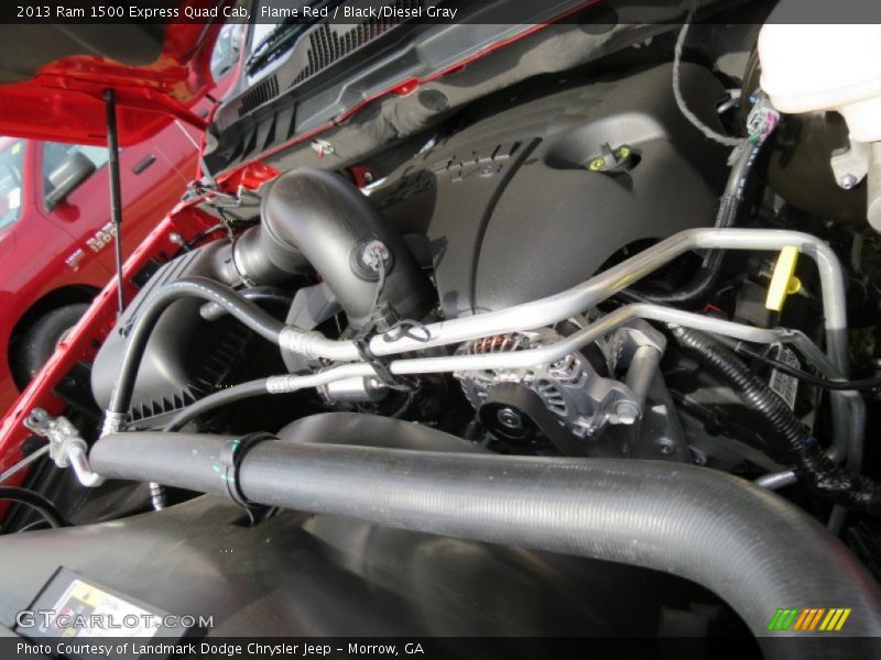 Flame Red / Black/Diesel Gray 2013 Ram 1500 Express Quad Cab