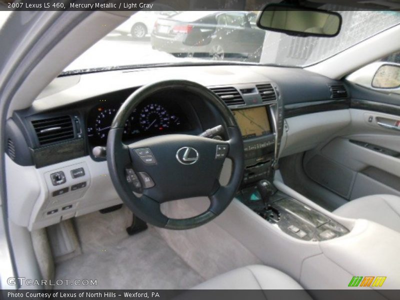 Mercury Metallic / Light Gray 2007 Lexus LS 460