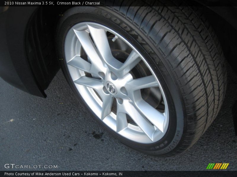 Crimson Black / Charcoal 2010 Nissan Maxima 3.5 SV