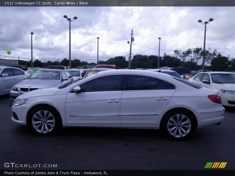 Candy White / Black 2012 Volkswagen CC Sport