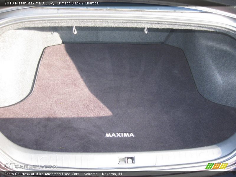 Crimson Black / Charcoal 2010 Nissan Maxima 3.5 SV