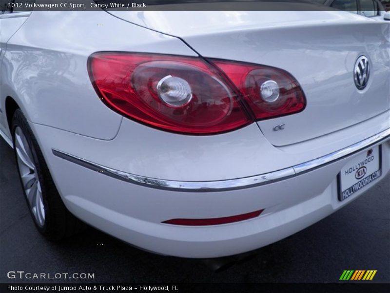 Candy White / Black 2012 Volkswagen CC Sport