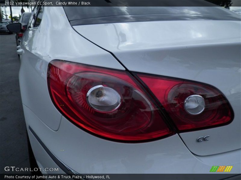 Candy White / Black 2012 Volkswagen CC Sport