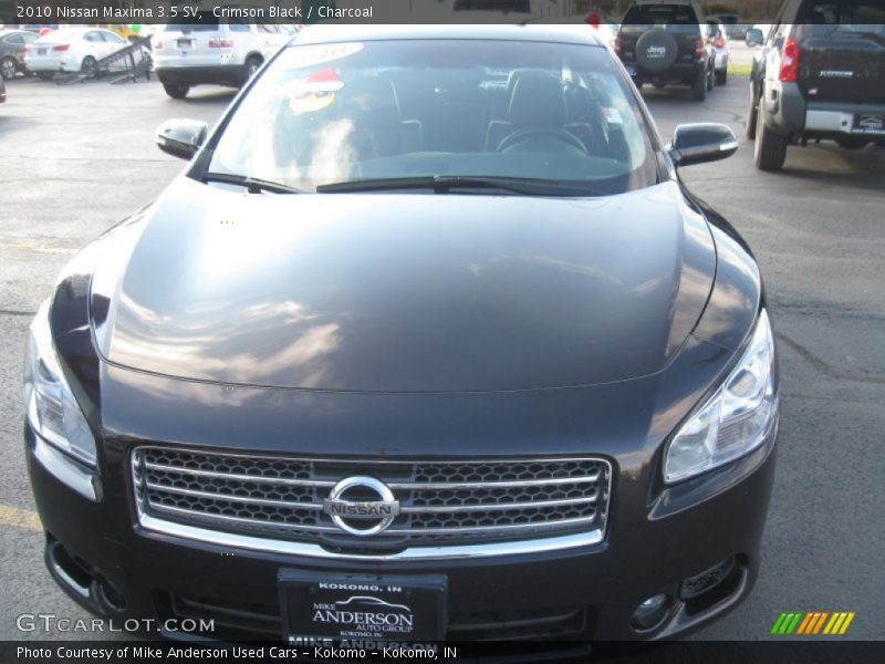 Crimson Black / Charcoal 2010 Nissan Maxima 3.5 SV