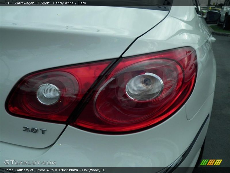 Candy White / Black 2012 Volkswagen CC Sport