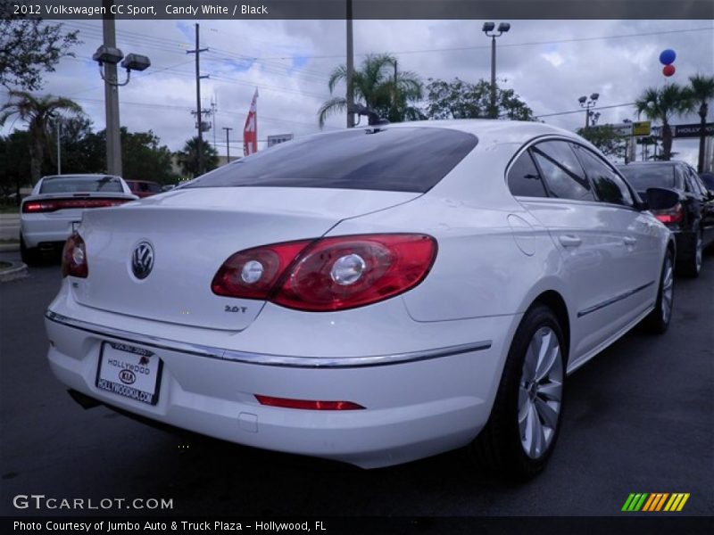 Candy White / Black 2012 Volkswagen CC Sport