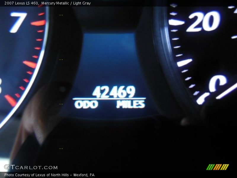 Mercury Metallic / Light Gray 2007 Lexus LS 460