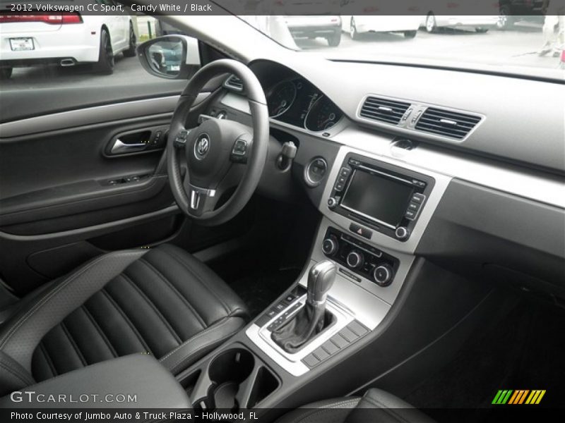 Candy White / Black 2012 Volkswagen CC Sport