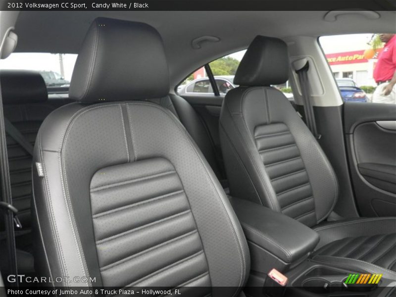 Candy White / Black 2012 Volkswagen CC Sport