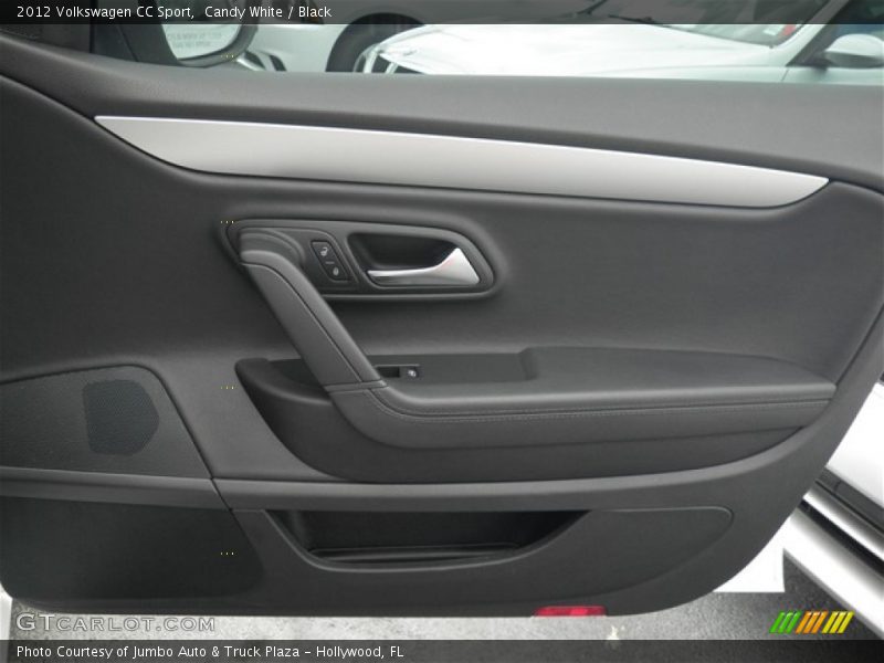 Candy White / Black 2012 Volkswagen CC Sport