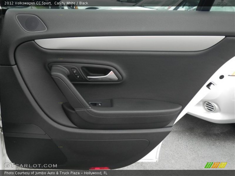 Candy White / Black 2012 Volkswagen CC Sport