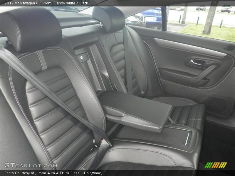 Candy White / Black 2012 Volkswagen CC Sport