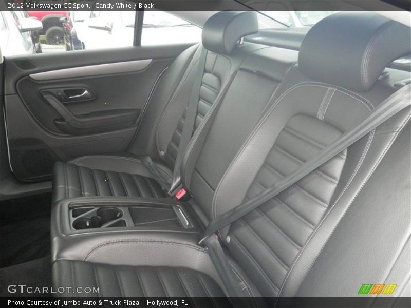 Candy White / Black 2012 Volkswagen CC Sport